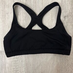 Oiselle Black Racerback Sports Bra